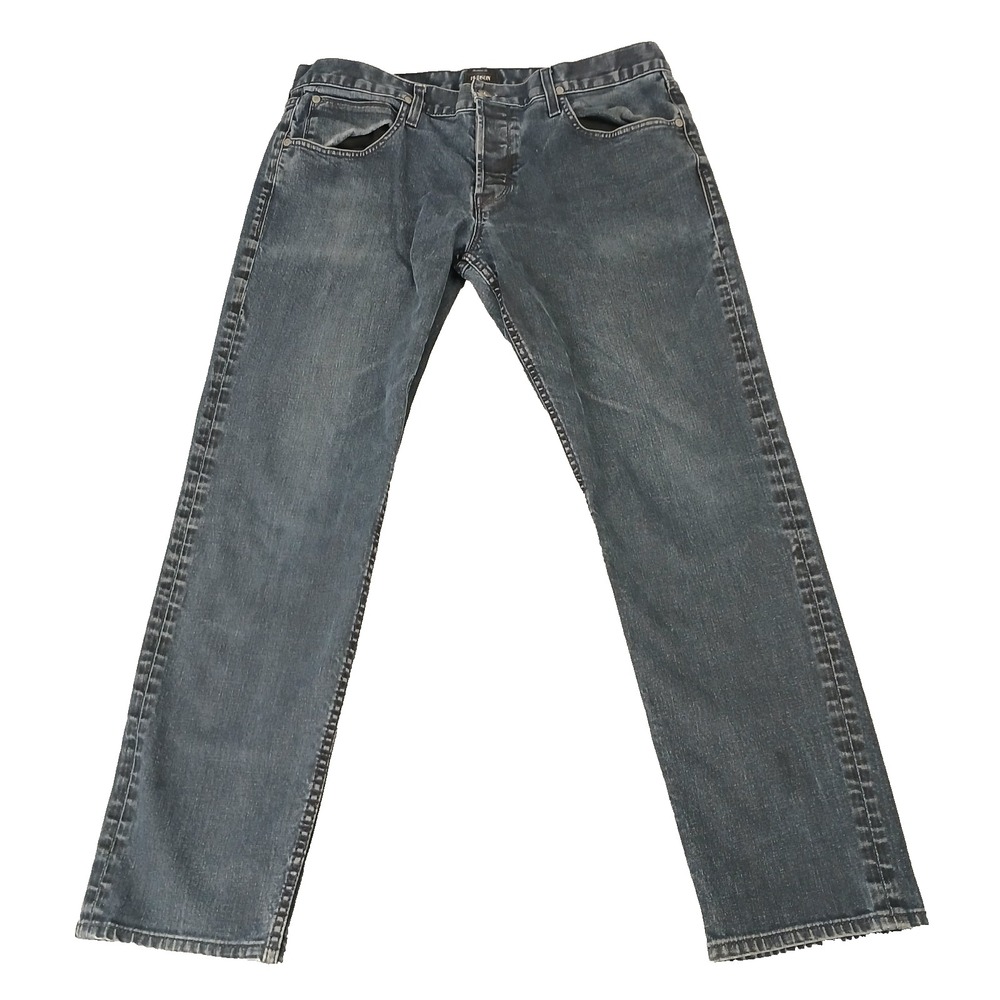 Hudson Men's 38X30 Blake Slim Straight Dark Wash Blue Jeans Stretch Denim